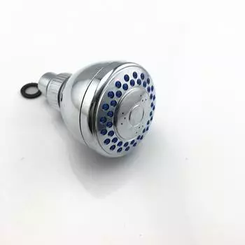 Водосберегающая лейка для душа из АБС-пластика с хромированным верхним распылителем, небольшая съемная верхняя часть, разбрызгиватель