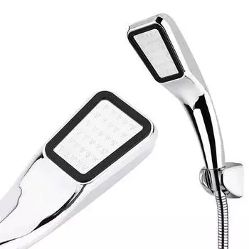 Водосберегающая насадка для душа с 300 отверстиями Мощная насадка для душа с гальваническим покрытием из АБС-пластика Мощная душевая насадка высокой мощности