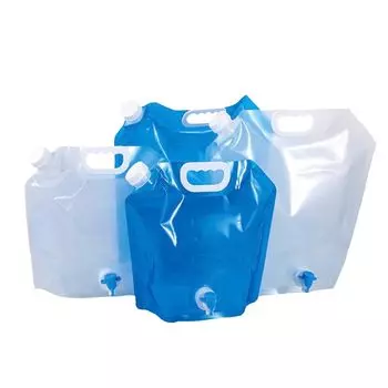 Водоснабжение мешок со складным краном для воды, портативный [pkpohs], сумка, набор из 4 предметов, 5 л, 10 л, для улицы, профилактика, чрезвычайная ситуация,