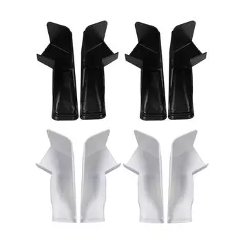 Водосточные желоба Campers для удлинителя прицепа отводят дождевую воду белый