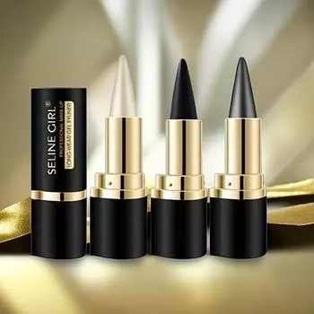 Водостойкая черная гель-подводка для глаз Sailor Moon, долговечная, устойчивая к размазыванию, твердая гель-подводка для глаз с одной головкой для женщин белый