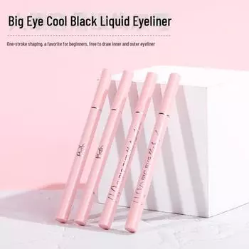 Водостойкая и устойчивая к поту подводка для глаз Cross border Black Liquid Eyeliner Pen full чёрный
