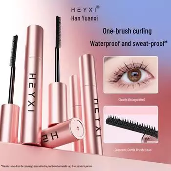 Водостойкая и устойчивая к поту тушь для ресниц HEYXI Han Yuanxi, 6 г — густо подкручивает, удлиняет и обеспечивает стойкий эффект.