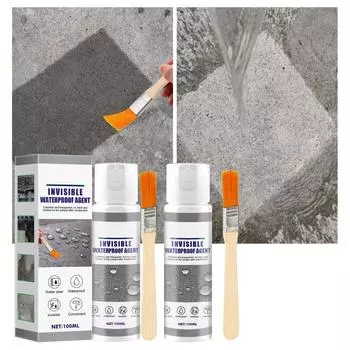 Водостойкая изоляционная герметизирующая эмульсия, Прозрачное водонепроницаемое покрытие, Прозрачная водонепроницаемая 100 мл One Size