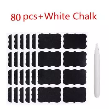 Водостойкая классная доска, кухонная наклейка со специями, наклейки для доски, домашние банки, бутылки, бирки, этикетки для доски, белый маркер