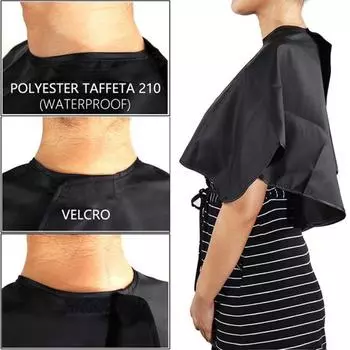 Водостойкая окраска волос, накидка, шаль, окрашивание, парикмахерский фартук, химическая завивка, парикмахерская чёрный