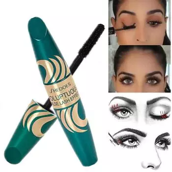 Водостойкая подкручивающая тушь для ресниц, чёрная