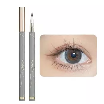 Водостойкая подводка для глаз Double Claw Double Tip, корейский макияж, нижние ресницы, ультратонкая жидкая подводка для глаз, устойчивая к выцветанию, с высокой адгезией, быстросохнущая, длинная