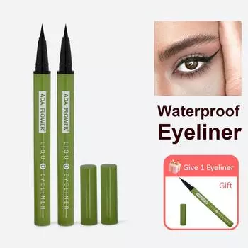 Водостойкая подводка для глаз. Не размазывается, не оставляет следов, цвет стойкий. Купите 2 и получите 1 бесплатно. Зеленый зелёный