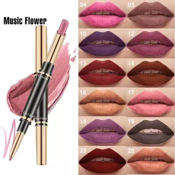 Водостойкая подводка для губ двойного назначения, 2 г, увлажняющая губная помада ягодного цвета с подводкой для губ