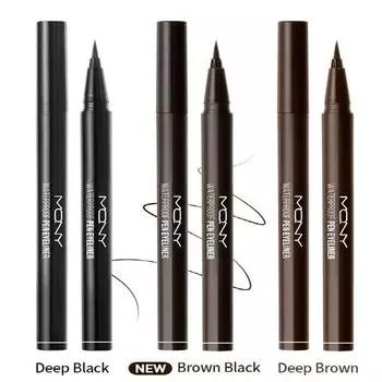 Водостойкая подводка-карандаш для глаз MACQUEEN MQNY #Deep Black(1ea)