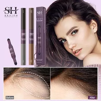 Водостойкая пудра унисекс для линии волос, ручка Sevich, двойная цветовая ручка для управления корнем волос, затемняющий консилер, палочка для макияжа, инструменты для красоты