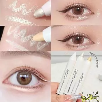 Водостойкая ручка для теней для век Sleeper Silkworm High Light Контурная ручка Естественно осветляющая жемчужная матовая палочка для теней для век Стойкая установка женского макияжа