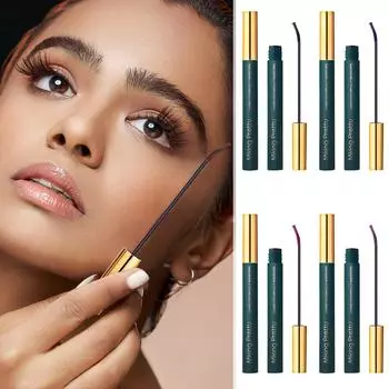 Водостойкая, стойкая, не комкующаяся тушь, тушь для длинных и объемных ресниц, тушь для ресниц с эффектом накладных ресниц, не допускающая размазывания One Size