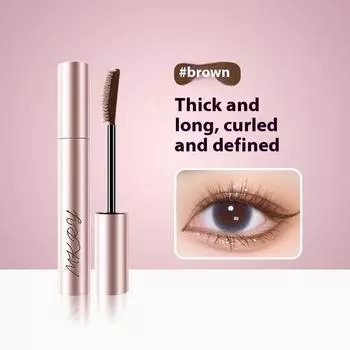 Водостойкая Стойкая Шелковистая Тушь для Ресниц Черно-Коричневая Удлиняющая Тушь для Ресниц Наращивание Ресниц Красота Макияж Глаз Косметика коричневый