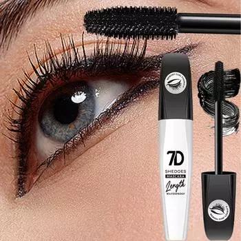Водостойкая тушь 7D, которая не размазывается и не скатывается, удлиненная и подкрученная тушь для создания потрясающего образа