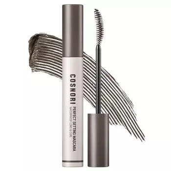 Водостойкая тушь для ресниц COSNORI Perfect Setting Long & Curl 7 мл, оттенок 04 Deep Ash, 1 шт.