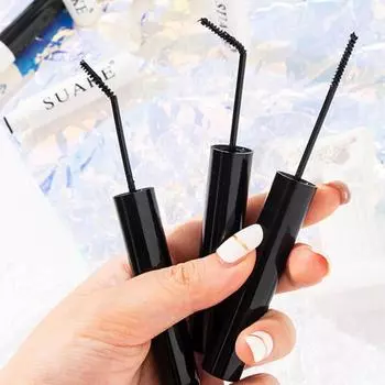 Водостойкая тушь для ресниц, удлиняющая коричневые ресницы, наращивание ресниц, кисточка для макияжа, стойкая тушь синего цвета