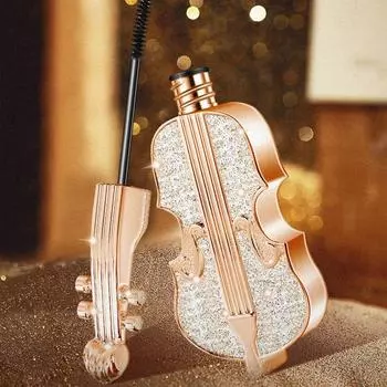 Водостойкая тушь для ресниц Водостойкая долговечная тушь для ресниц Скрипка, придающая объем тушь для ресниц Принадлежности для макияжа Моющиеся, не размазывающиеся 1 Pcs