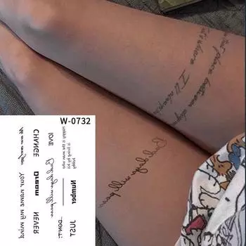 Водостойкая временная татуировка-наклейка, новые летние татуировки, наклейки с мультяшной татуировкой на запястье, ноге, руке для мужчин и женщин, новинка 85X150mm