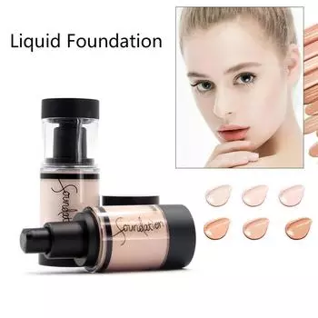 Водостойкая жидкая базовая основа для макияжа, увлажняющая стойкая основа с идеальным покрытием, натуральный тональный крем для лица 1