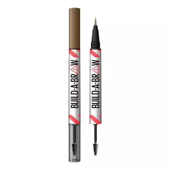 Водостойкая жидкая подводка для бровей Maybelline Build Brow 01 Soft Brown