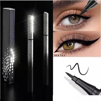 Водостойкая жидкая тонкая подводка для глаз, черная подводка для глаз, долговечная коричневая ручка для глаз, женские карандаши для макияжа глаз, косметические инструменты для макияжа