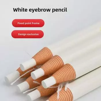 Водостойкий белый карандаш для бровей 1818: Полуперманентный, антионемевающий, фиксированный точечный дизайн для точного формирования