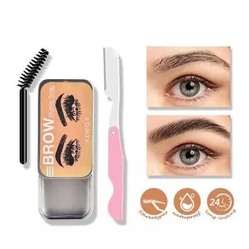 Водостойкий гель для бровей длительного действия P.TWO.P Natural Wild Brow Cross-Border Cosmetics