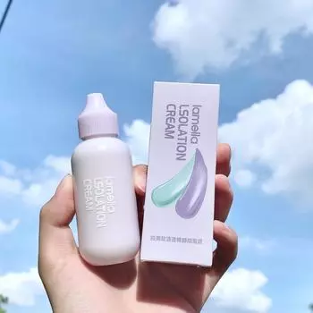 Водостойкий изолирующий крем Тональный крем-консилер Увлажняет и увлажняет Натуральный отбеливающий и осветляющий праймер Стойкий макияж оранжевый