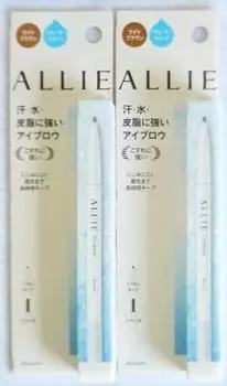 Водостойкий карандаш для бровей Allie N Light x 2 [Набор 2] Коричневый, 0,15 г