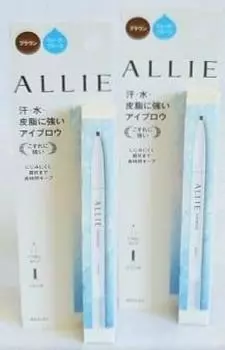 Водостойкий карандаш для бровей Ally N Brown x 2 [Набор 2] 0,15 г