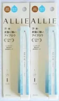 Водостойкий карандаш для бровей Ally N светло-коричневый x 2 [Набор 2] 0,15 г