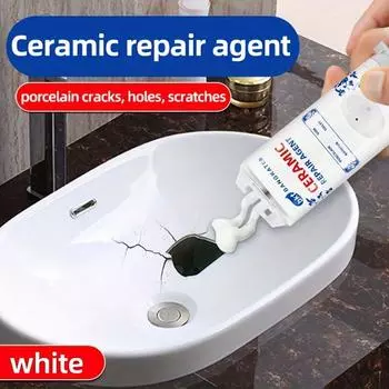 Водостойкий керамический клей - устойчивый к плесени клей для ремонта плитки, ванн и раковин, керамический клей, ремонт, ванна, раковина 50 ML