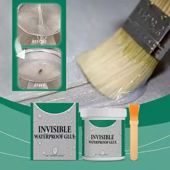 Водостойкий клей;Герметик; Герметик для швов;Прозрачный водостойкий клей для герметизации трещин на крыше, водонепроницаемый, износостойкий и высокоэластичный One Size
