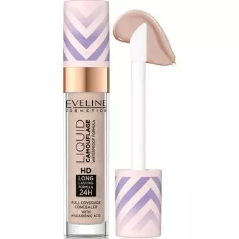 Водостойкий консилер с гиалуроновой кислотой Evelyn 7 мл, оттенок 05 Светло-песочный, 1 шт.