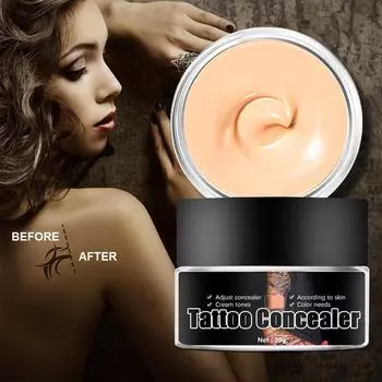 Водостойкий корректор для макияжа, корректор темных пятен, витилиго, макияж для тела для мужчин и женщин, 30 г One Size