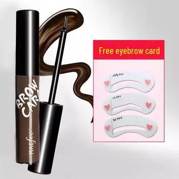 Водостойкий крем для бровей Macfee с защитой от размазывания - темно-коричневый и светло-коричневый NO.2250-03 серый/коричневый