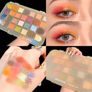 Водостойкий лоток для теней для век Перламутровый матовый натуральный оттенок Осветляющий и наклонный лоток для теней для век шелкопряда Earth Color Перманентный макияж