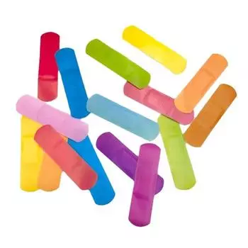 Водостойкий пластырь ярких цветов с героями мультфильмов, сплошной цветной пластырь для остановки кровотечения 72*19mm