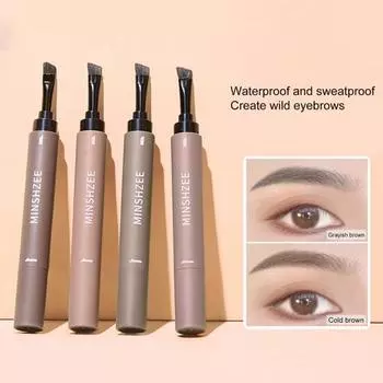 Водостойкий, устойчивый к поту, несмываемый, пухлый бальзам для бровей, средство для макияжа светло-коричневого