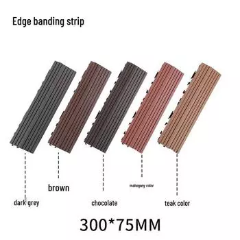 Водостойкий WPC Напольное покрытие для балкона и сада - Легкая защелка, Антикоррозийное, Идеально для улицы и помещения.