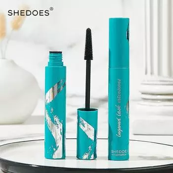 Водостойкое удлинение. Густая и прочная тушь для ресниц. Доступна для начинающих. Черный цвет против головокружения глаз.