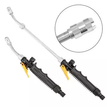 Водоструйная машина для садовой мойки Распылитель для полива Разбрызгиватель Водяной инструмент высокого давления Инструменты для очистки Инструмент для распыления Шланг Насадка-распылитель 30cm