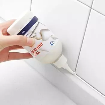 Водоустойчивый герметик заполнителя затирки плитки для наполнителя шва кухни ванной комнаты белого 150ML белый