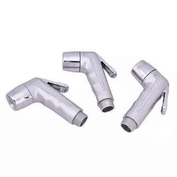 Водяная насадка для распыления ABS Ручной туалет Ванная комната Биде Распылитель Насадка для душа серебряный