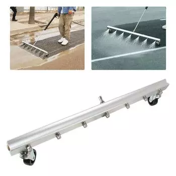Водяная щетка для мойки высокого давления под автомобилем, сталь, 7 насадок для шасси автомобиля