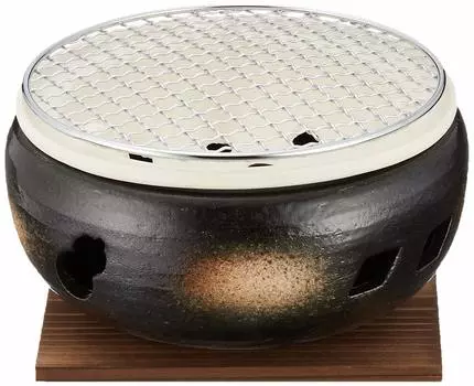 Водяная угольная печь Maruyoshi Pottery Ise 7, черная, M4603 № чёрный