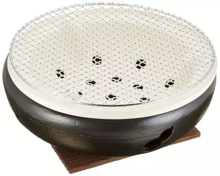 Водяная угольная печь Maruyoshi Pottery Ise 10, черная, M4604 №. чёрный