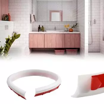 Водяной барьер для ванной комнаты Гидроизоляционная полоса 15 мм white 50cm